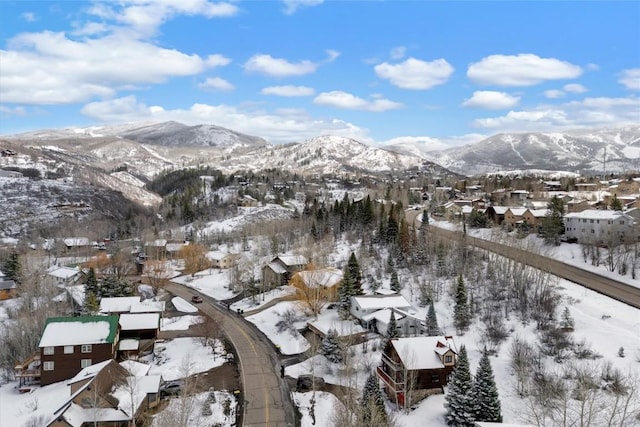 625 Amethyst Dr, Steamboat Springs, CO 80487 - view of mountain backdrop with nearby suburban area