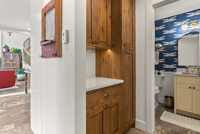 192 Nova Dr, Pine, CO 80470 - bathroom with vanity and toilet