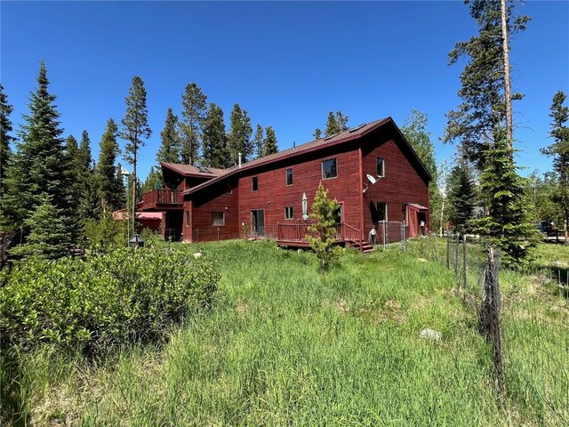 61 Pine Cir, Breckenridge, CO 80424 - view of side of home featuring a deck