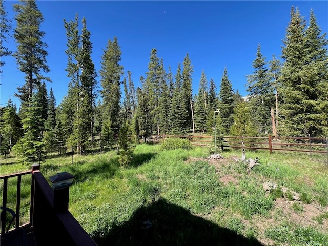 61 Pine Cir, Breckenridge, CO 80424 - view of yard with a wooded view