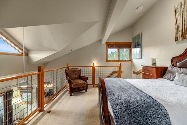 435 Ore House Plz Unit 301, Steamboat Springs, CO 80487 - bedroom featuring vaulted ceiling, multiple windows, and carpet floors