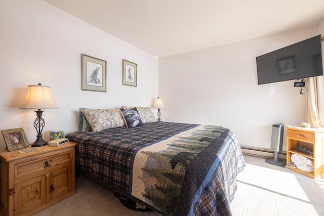 122 Gcr 442 Unit 2B, Grand Lake, CO 80447 - bedroom with a baseboard heating unit and carpet