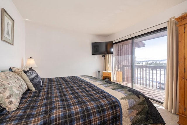 122 Gcr 442 Unit 2B, Grand Lake, CO 80447 - bedroom with carpet floors and access to outside