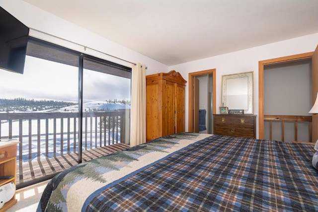 122 Gcr 442 Unit 2B, Grand Lake, CO 80447 - bedroom with carpet and access to outside