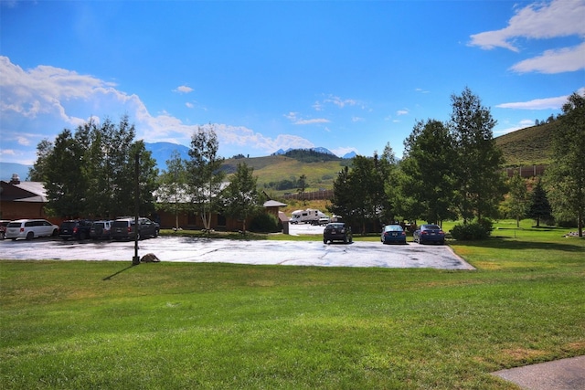 1153 Straight Creek Dr Unit 204, Dillon, CO 80435 - view of grassy yard with a mountain view