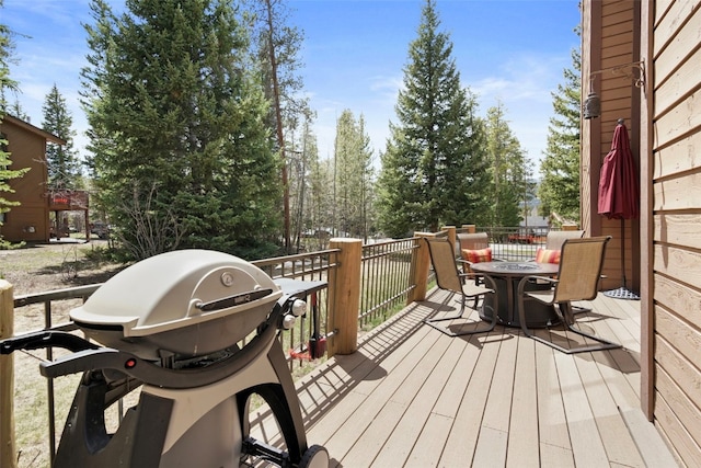 112 N Pine St, Breckenridge, CO 80424 - deck with area for grilling