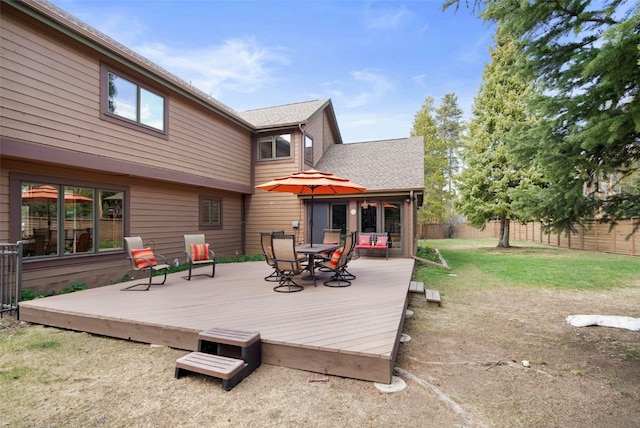 112 N Pine St, Breckenridge, CO 80424 - deck with outdoor dining area