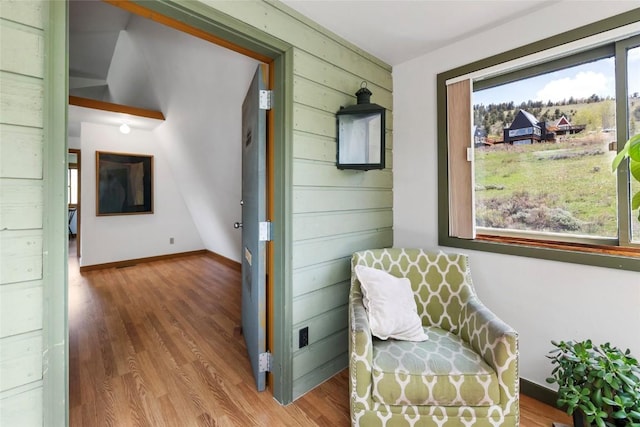 71 Barking Dog Rd, Silverthorne, CO 80498 - sitting room with wood finished floors, healthy amount of natural light, and baseboards