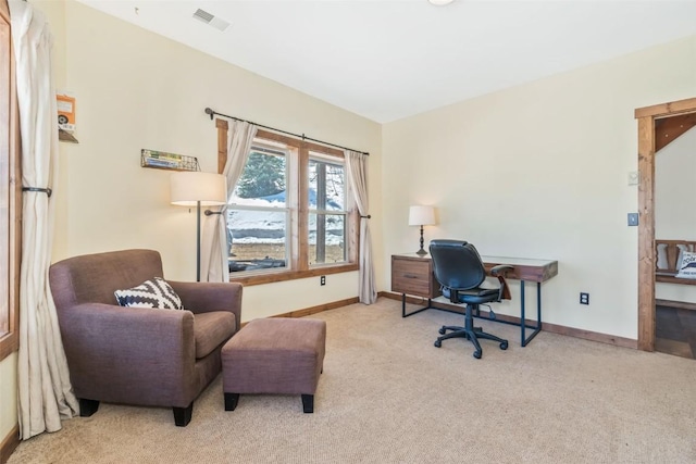 58195 Jupiter Pl, Clark, CO 80428 - carpeted office space with baseboards and visible vents