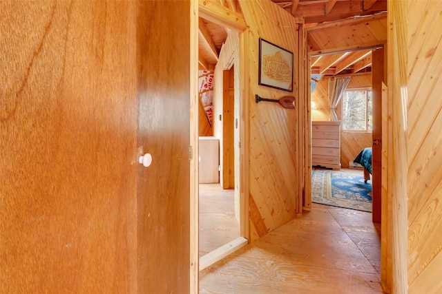 902 Hawk Way, Como, CO 80456 - corridor with wood walls