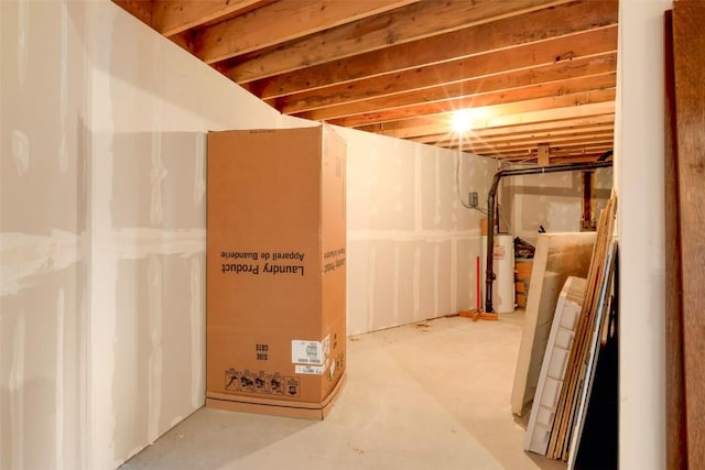 902 Hawk Way, Como, CO 80456 - unfinished basement featuring water heater