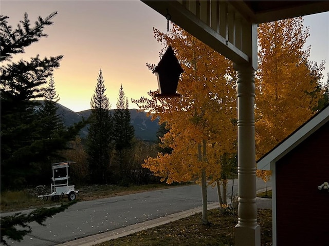 38 Huckleberry Grn, Breckenridge, CO 80424 - view of road featuring a mountain view