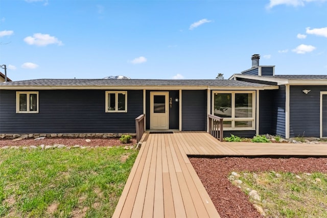 361 Lagoon Ln, Silverthorne, CO 80498 - view of front of property featuring a wooden deck