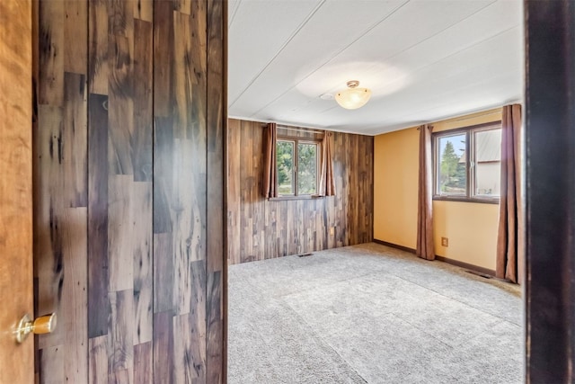361 Lagoon Ln, Silverthorne, CO 80498 - carpeted spare room featuring wooden walls and baseboards