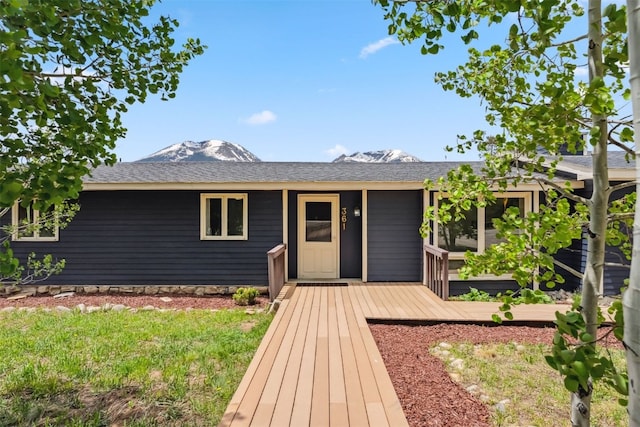 361 Lagoon Ln, Silverthorne, CO 80498 - back of house featuring a mountain view