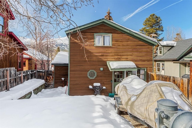 110 S Harris St, Breckenridge, CO 80424 - snow covered property with fence