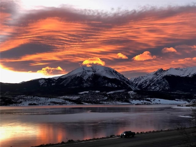 72 Corinthian Cir Unit 303, Dillon, CO 80435 - mountain view featuring a large body of water