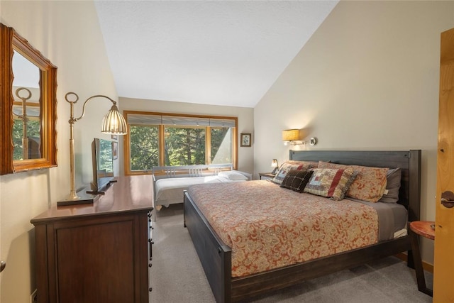 22300 US Highway 6 Unit 1746, Keystone, CO 80435 - bedroom featuring carpet flooring and lofted ceiling