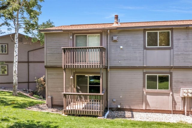 2930 Columbine Dr Unit 102, Steamboat Springs, CO 80487 - rear view of house with a balcony