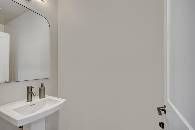 bathroom with a sink