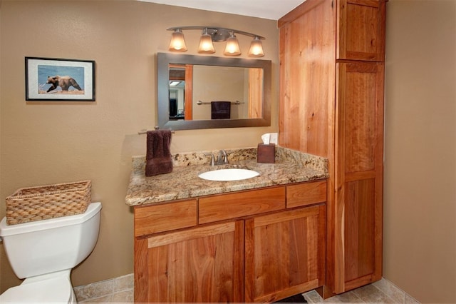 21640 US Highway 6 Unit 2122, Keystone, CO 80435 - half bathroom with vanity and tile patterned floors