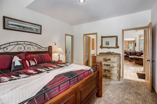bedroom featuring carpet flooring