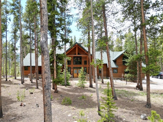 47 Forest Cir, Breckenridge, CO 80424 - view of front of home with covered porch