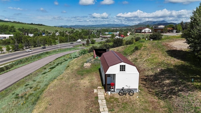 1295 Conestoga Cir, Steamboat Springs, CO 80487 - drone / aerial view of a mountain backdrop