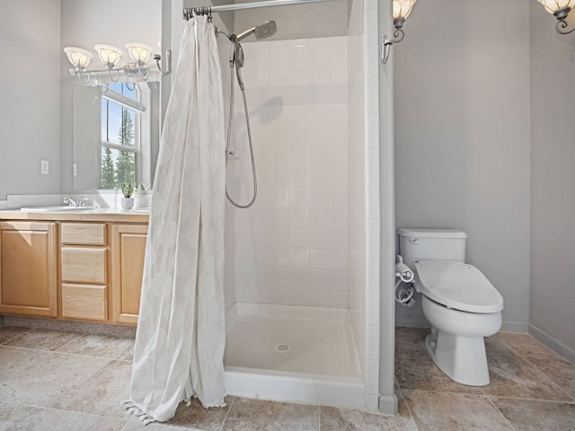 234 Peterson Dr, Alma, CO 80440 - bathroom with vanity and tiled shower