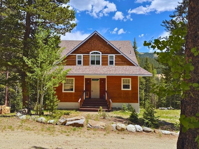 234 Peterson Dr, Alma, CO 80440 - view of front of home featuring roof with shingles