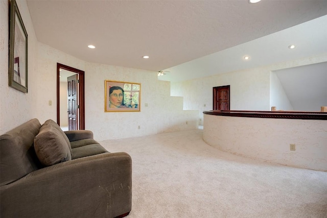 31695 Aspen Ridge Rd, Steamboat Springs, CO 80487 - carpeted living room with recessed lighting