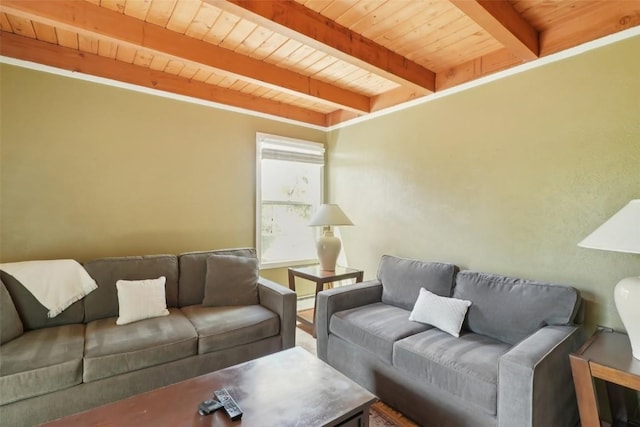 4200 Lodge Pole Cir Unit 205, Silverthorne, CO 80498 - living room with a wooden ceiling with exposed beams