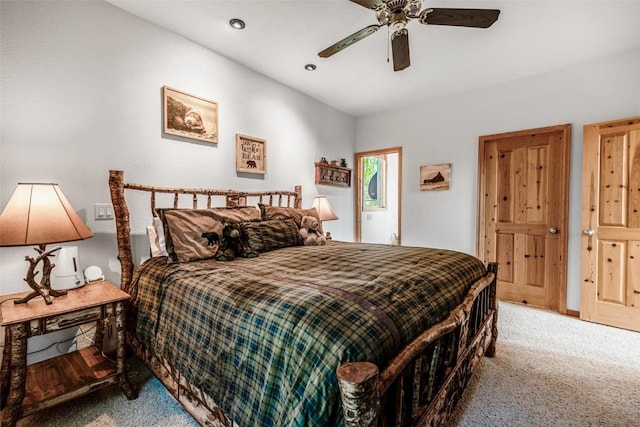 1996 Al Gulch Rd, Jefferson, CO 80456 - carpeted bedroom featuring ceiling fan
