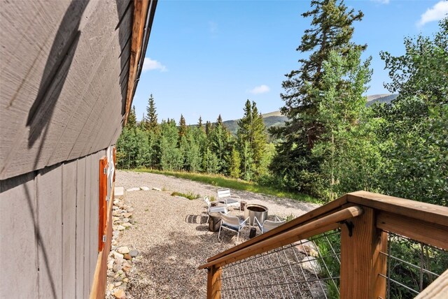 932 Peterson Dr, Alma, CO 80420 - view of yard with a view of trees