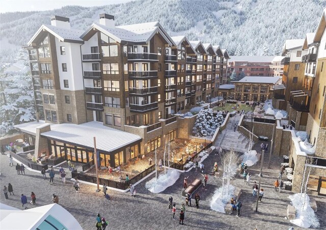 75 Hunki Dori Ct Unit W113, Keystone, CO 80435 - exterior space with a mountain view