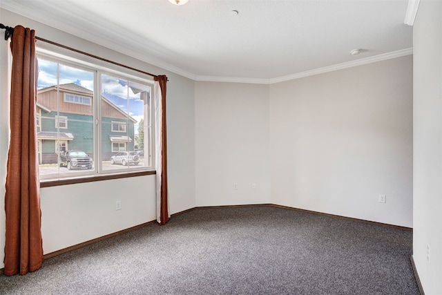 951 N Ten Mile Dr Unit C15, Frisco, CO 80443 - carpeted empty room with ornamental molding and a smoke detector