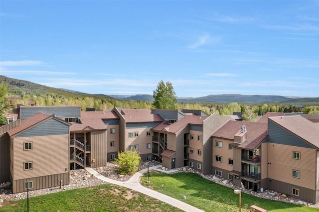 1565 Shadow Run Frontage Unit 104, Steamboat Springs, CO 80487 - aerial perspective of suburban area featuring mountains