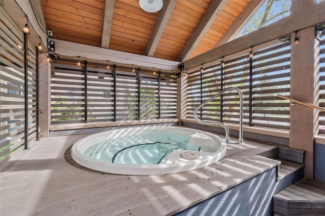 1565 Shadow Run Frontage Unit 104, Steamboat Springs, CO 80487 - view of pool featuring an in-ground hot tub