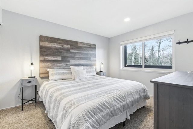 855 S 5th Ave Unit 296, Frisco, CO 80443 - bedroom featuring carpet, baseboards, and recessed lighting