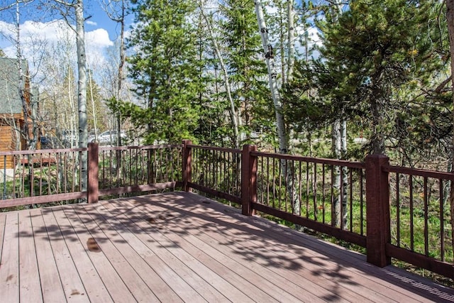 602 Ryan Gulch Rd Unit B, Silverthorne, CO 80498 - view of wooden deck