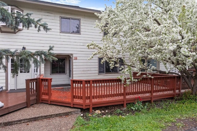 18 Balsam Ct Unit 0, Steamboat Springs, CO 80487 - back of house with a wooden deck