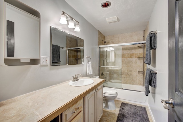 73 Illinois Gulch Rd Unit 8, Breckenridge, CO 80424 - full bath with vanity, combined bath / shower with glass door, and tile patterned flooring