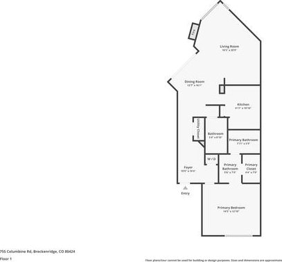 755 Columbine Rd Unit 303, Breckenridge, CO 80424 - home floor plan