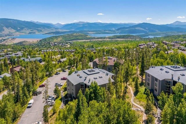 2200 Lodgepole Cir Unit 308, Silverthorne, CO 80498 - bird's eye view with a water and mountain view