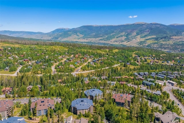 2200 Lodgepole Cir Unit 308, Silverthorne, CO 80498 - drone / aerial view with a forest view and a mountain view