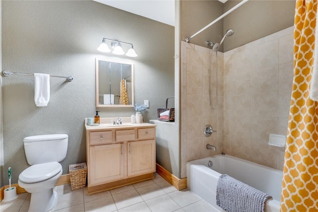 135 Main St Unit 202, Dillon, CO 80435 - full bath with tile patterned floors, shower / bath combination with curtain, and vanity