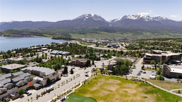 135 Main St Unit 202, Dillon, CO 80435 - aerial view of a water and mountain view