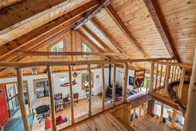 389 Routt Forest Loop, Craig, CO 81625 - bonus room featuring wood ceiling and light wood-type flooring