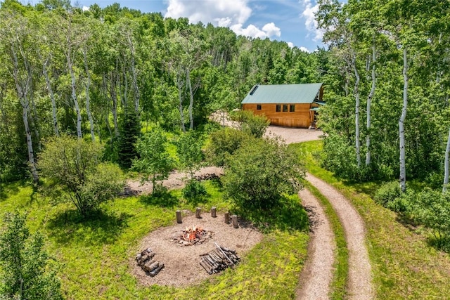 389 Routt Forest Loop, Craig, CO 81625 - view of subject property with a forest