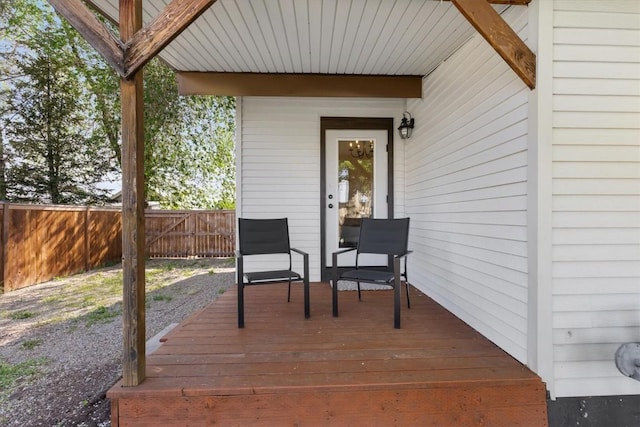 225 N Poplar St, Hayden, CO 81639 - deck with a fenced backyard